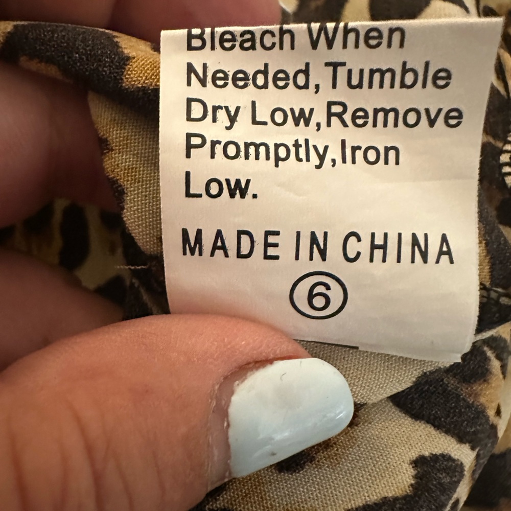 SHEIN Leopard Print Dress - Picture 8 of 9